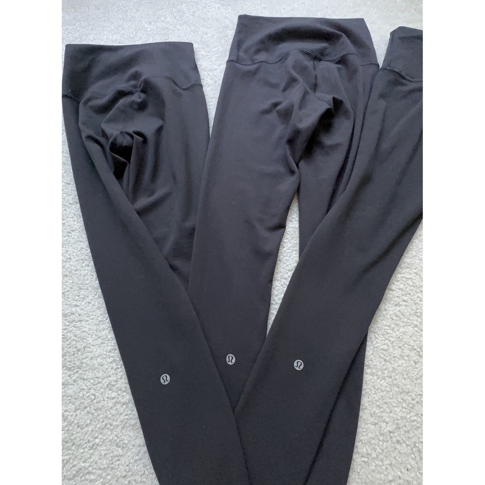Lululemon Wunder Train HR 25" Black Leggings Size 4 Bundle Lot of 3 - Picture 3 of 11